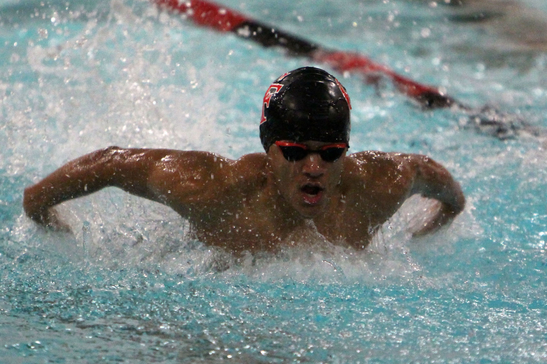 Hudson at Chi-Hi boys swimming 12-6-18